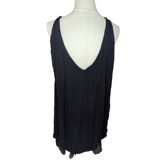 BCBGMaxAzria Gatsby Jane Beaded Silk Sleeveless Chiffon Cocktail Dress 6 - Picture 6 of 7